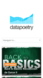 Mobile Screenshot of datapoetry.org